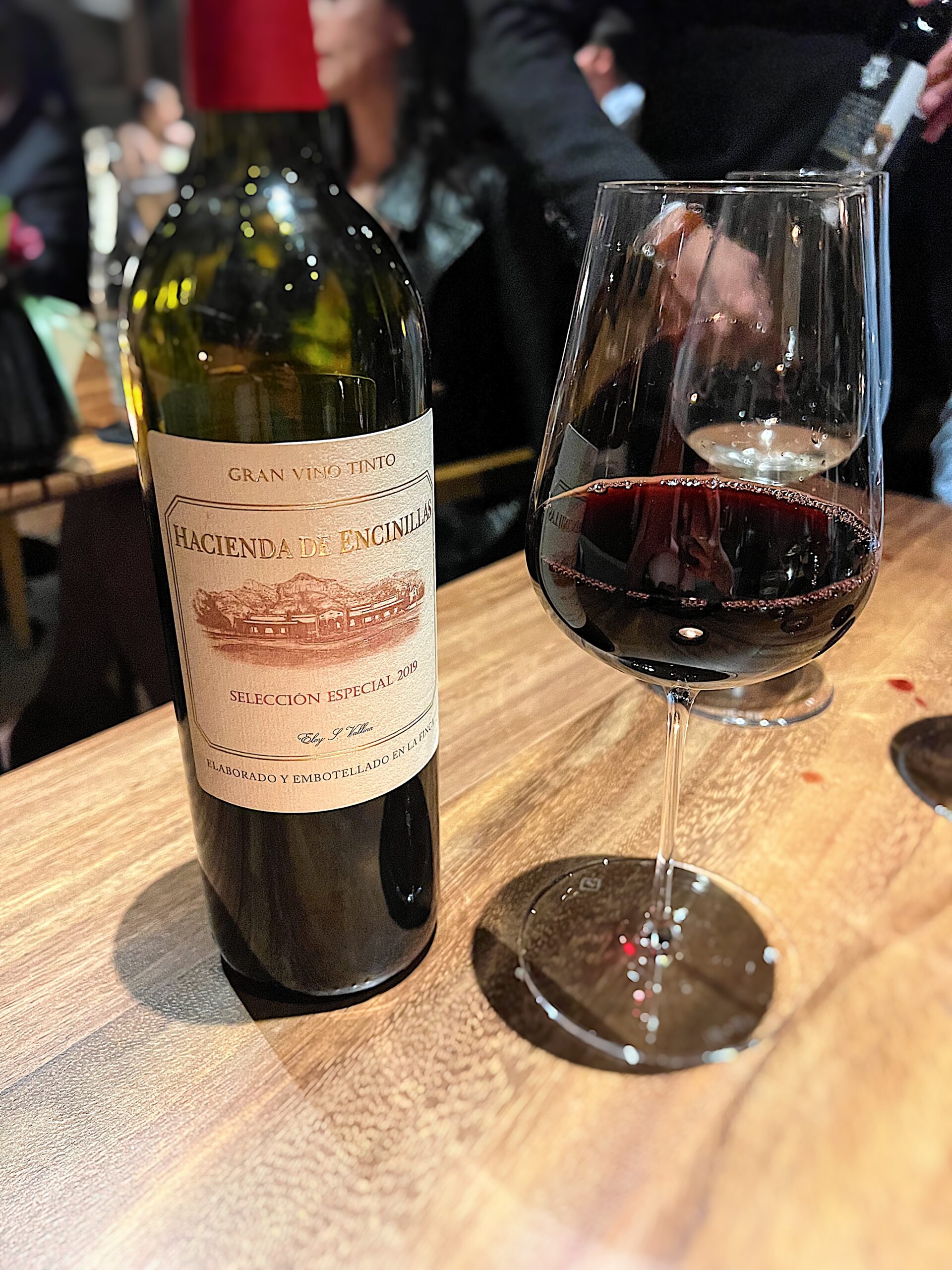Wine at Pujol Mexico City