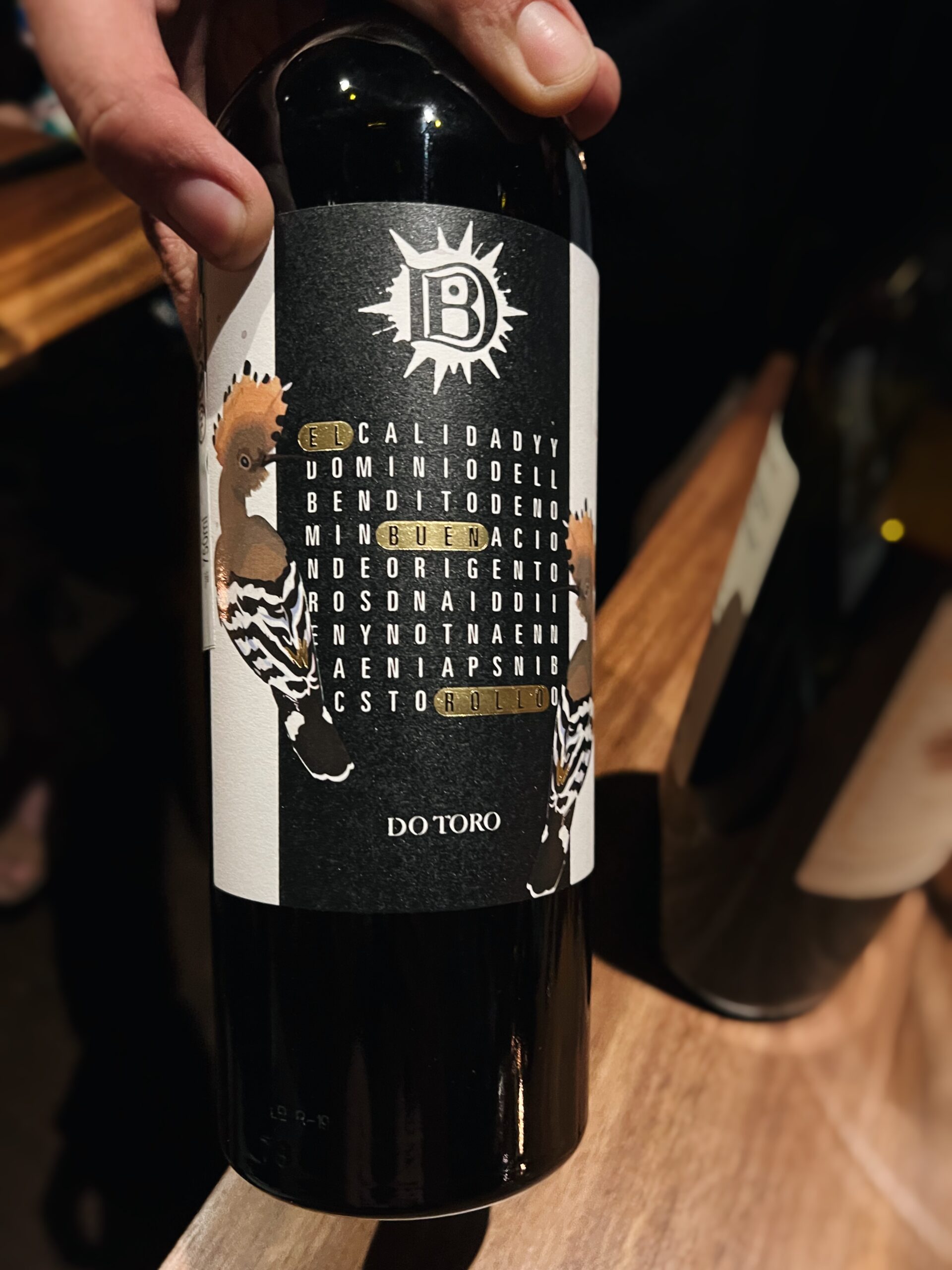 Wine at Pujol Mexico City