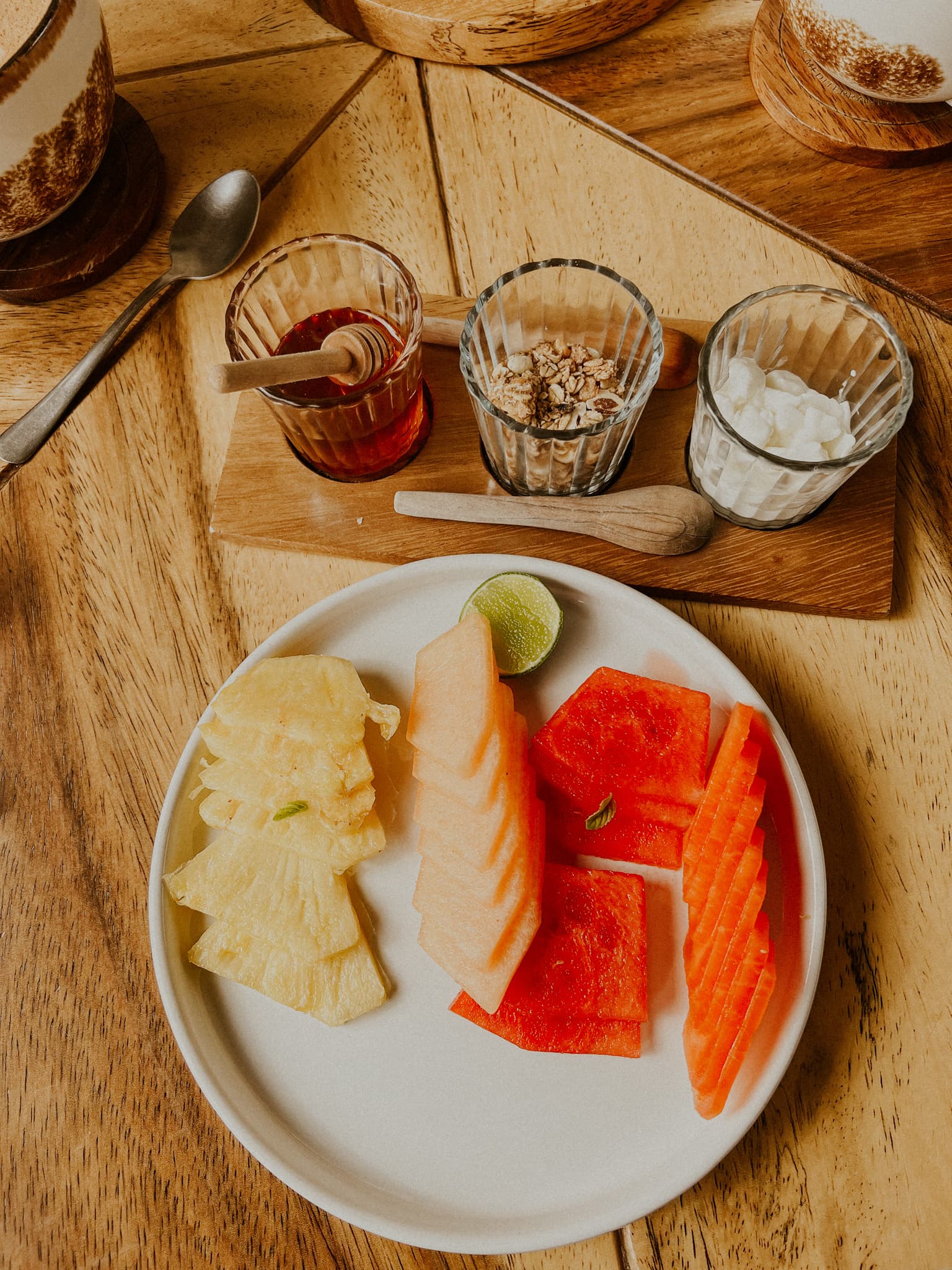 Breakfast at Entre Sombras at Casa Santo Origen