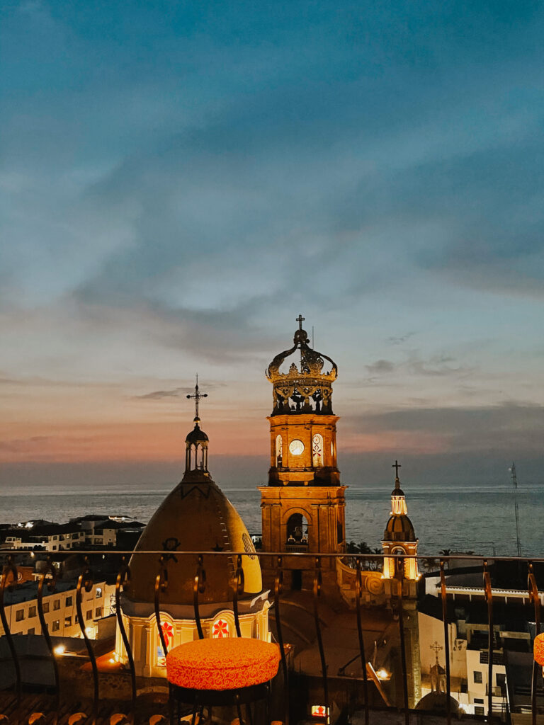 View from La Capella Restaurant in Puerto Vallarta